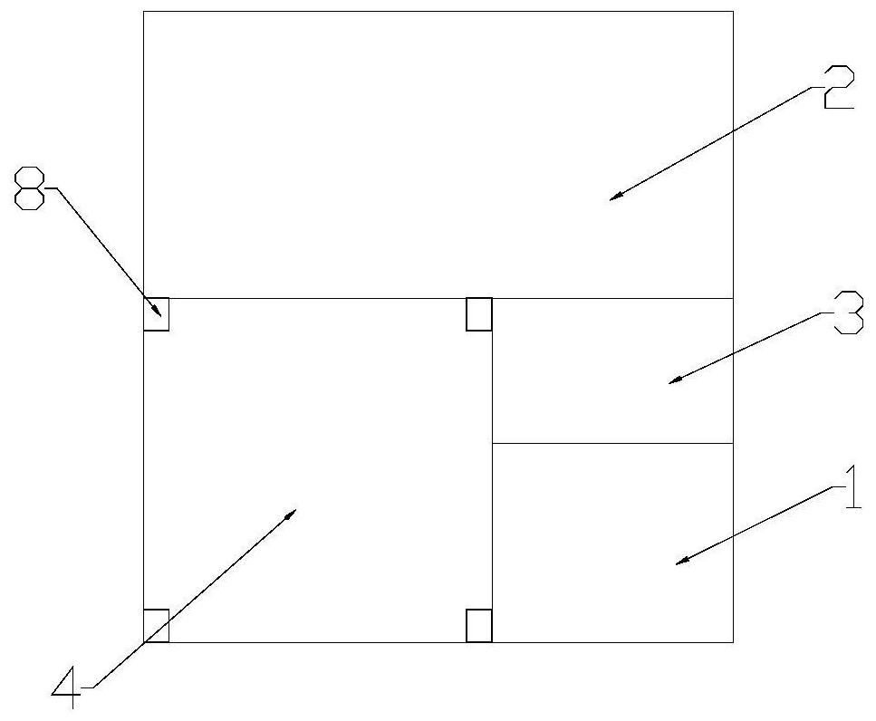 A prefabricated unit-based prefabricated house and its construction method