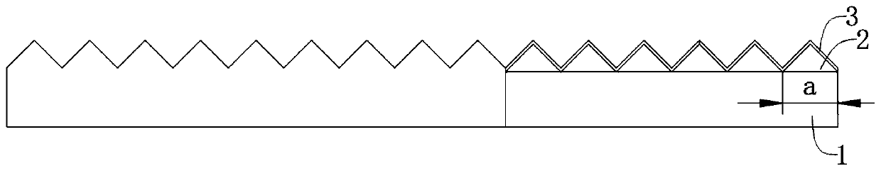 Reflective geometric holographic film based on two-dimensional characteristics and preparation method and application thereof