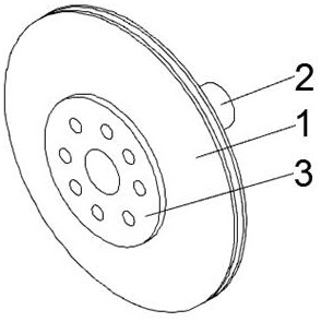 Brake device for new energy automobile