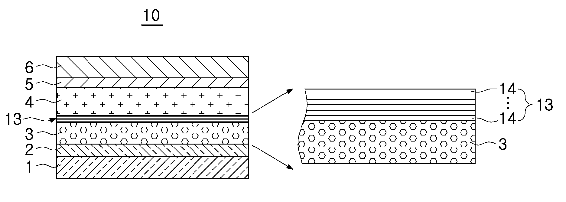 Organic light emitting diode and method of manufacturing the same