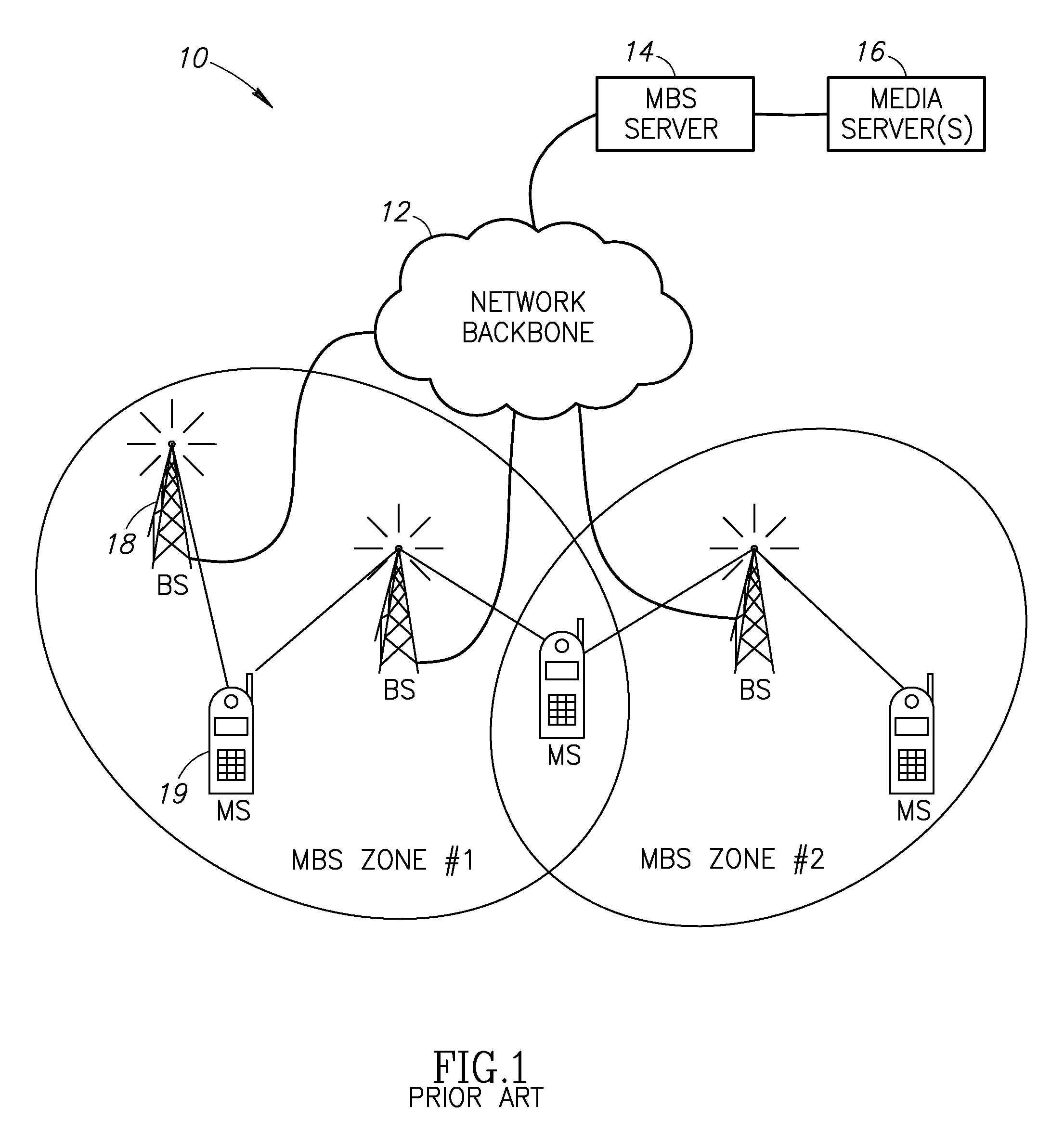 Apparatus for and method of multicast and broadcast service (MBS) macro-diversity based information processing