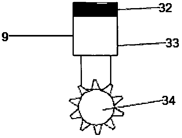 Ventilation device suitable for complex environment and used for removing dust