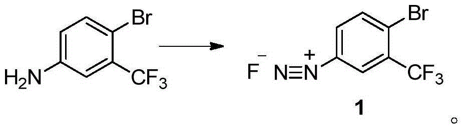 Method for preparing 2-bromine-5-trifluorotoluene chloride