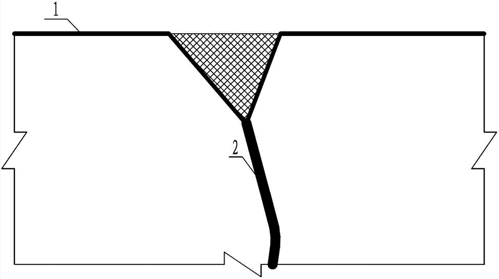 Method for coating and sealing fracture of bed rock in uncovered heavy consolidation grouting