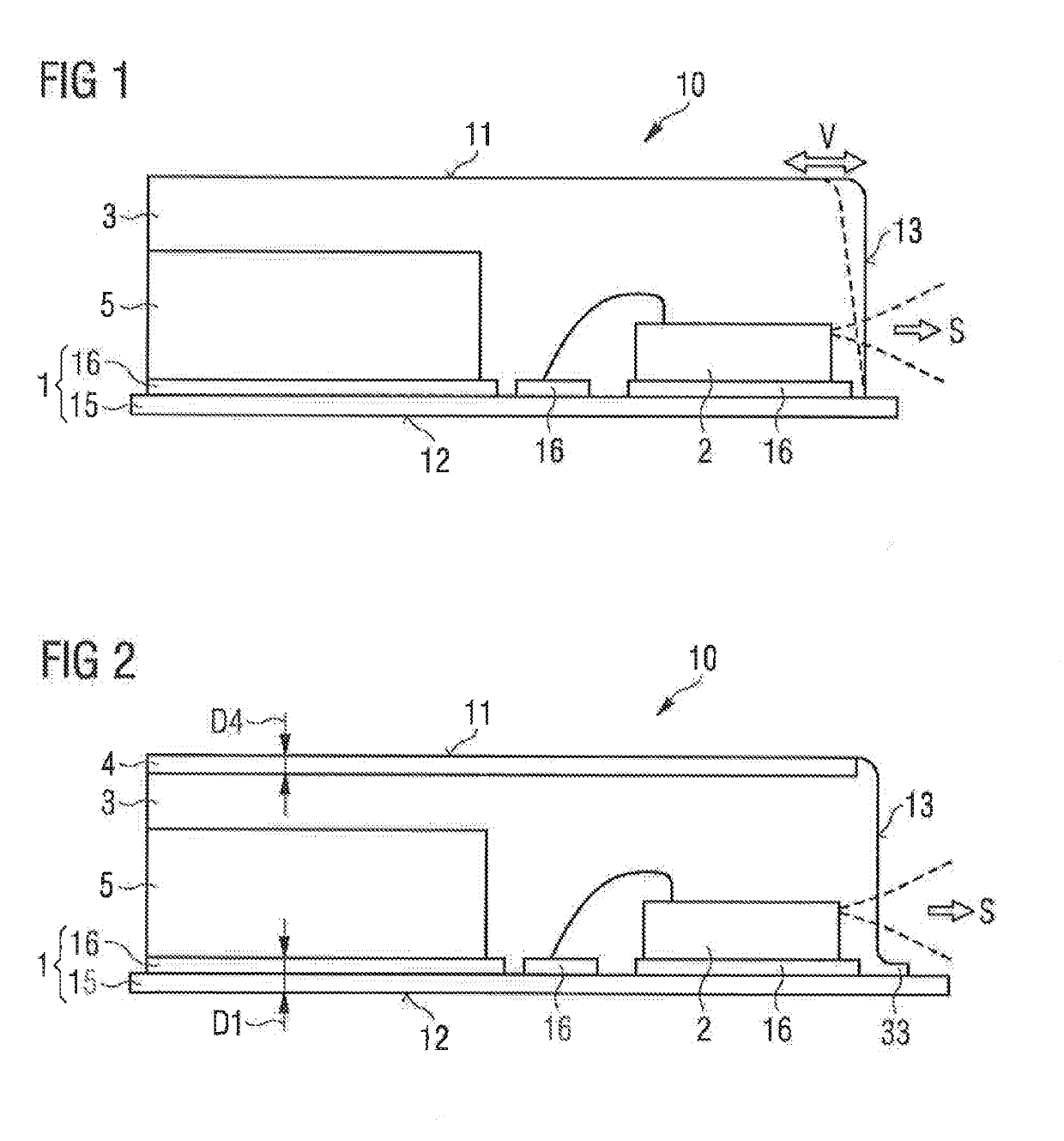 Device Having a Reinforcement Layer and Method for Producing a Device