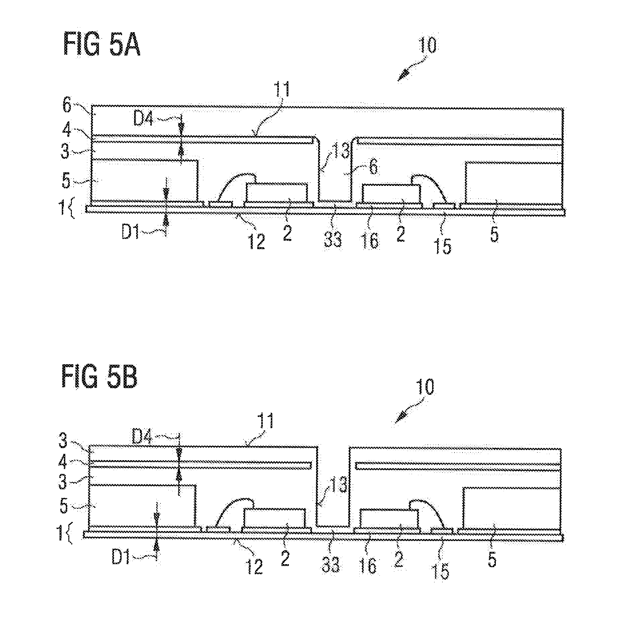 Device Having a Reinforcement Layer and Method for Producing a Device