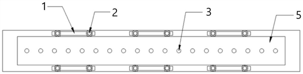 Visual line source crucible device and material monitoring method thereof