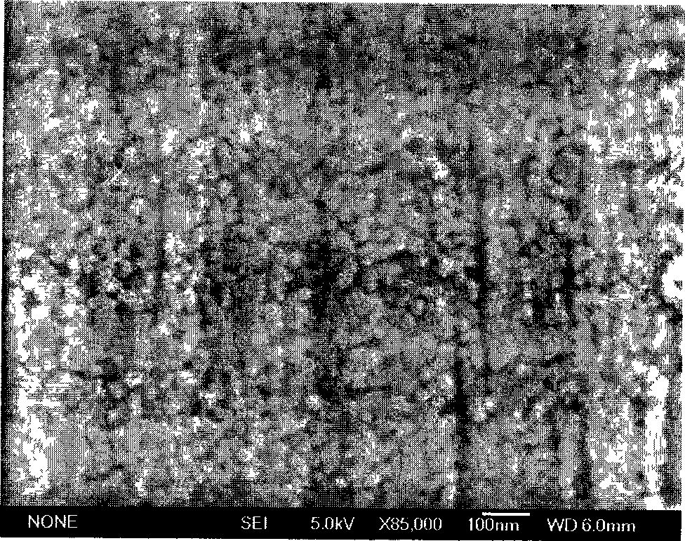 Nano-superstructure polyporous material of ferrite and method of preparing the same