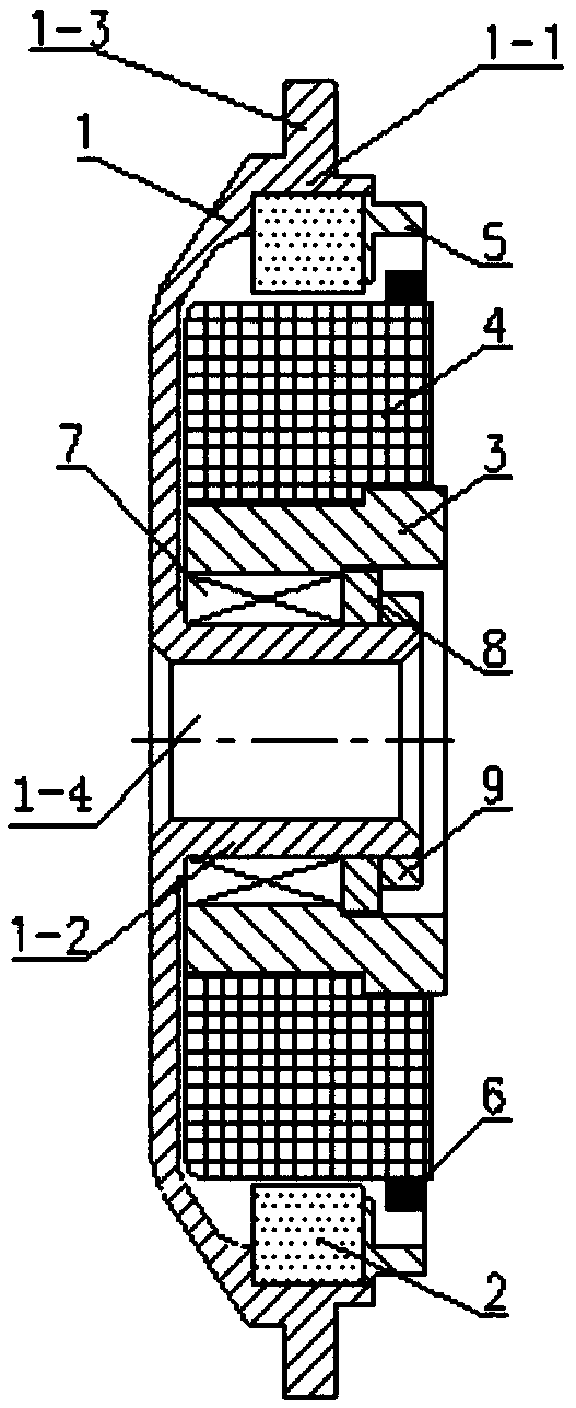 A semi-open, compact, integral torque motor