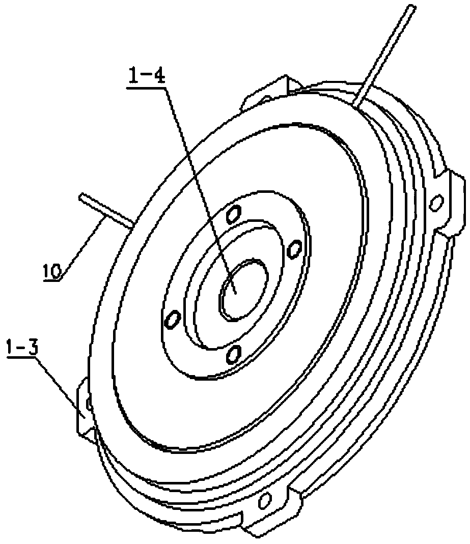 A semi-open, compact, integral torque motor