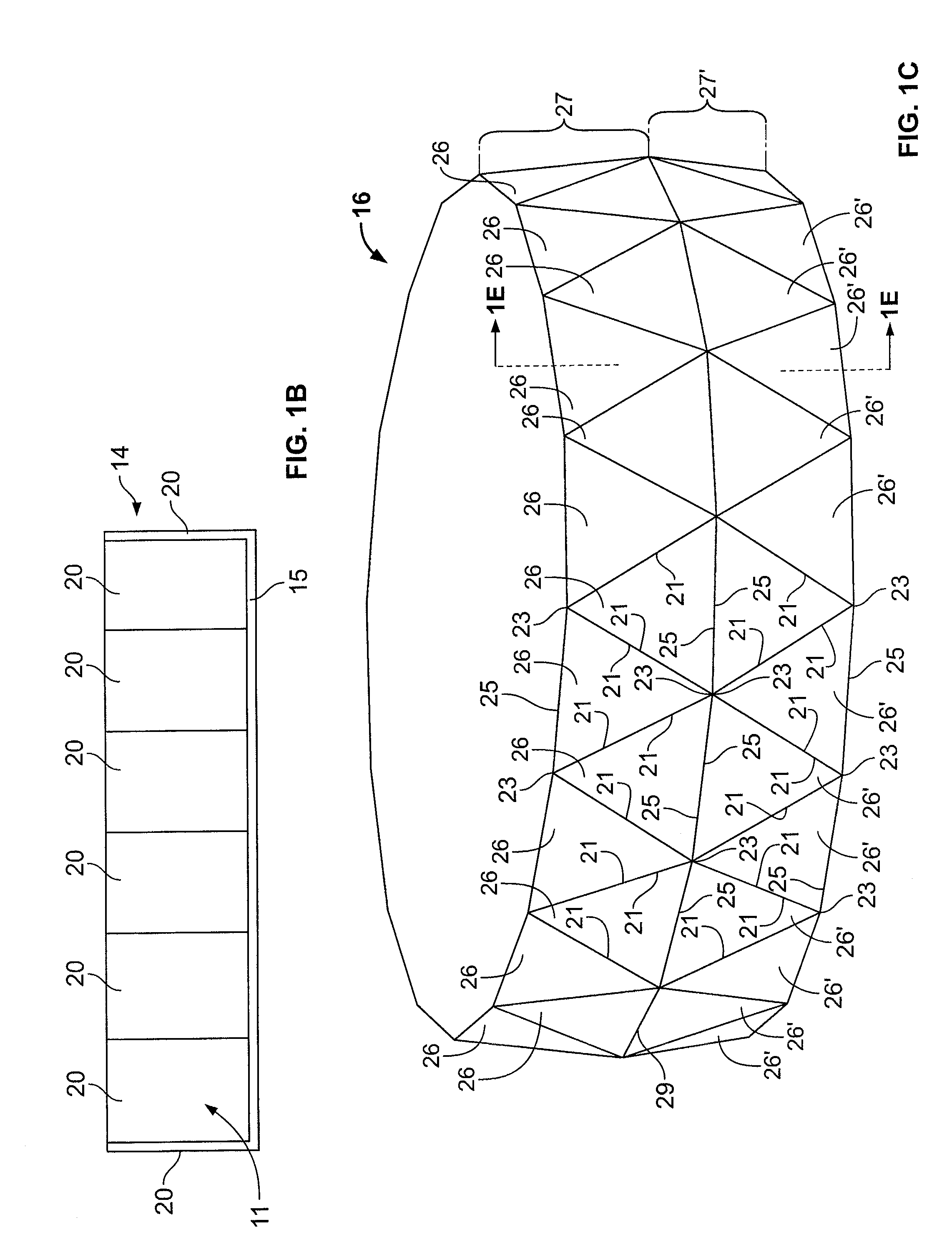 Cooling tower with geodesic shell