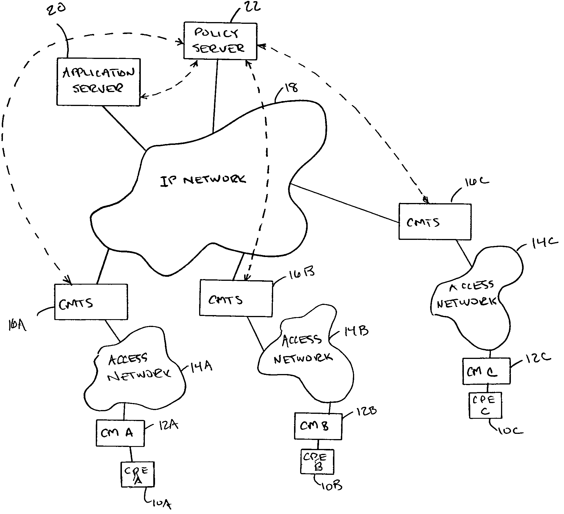 Method for dynamic rate adaptation based on selective passive network monitoring