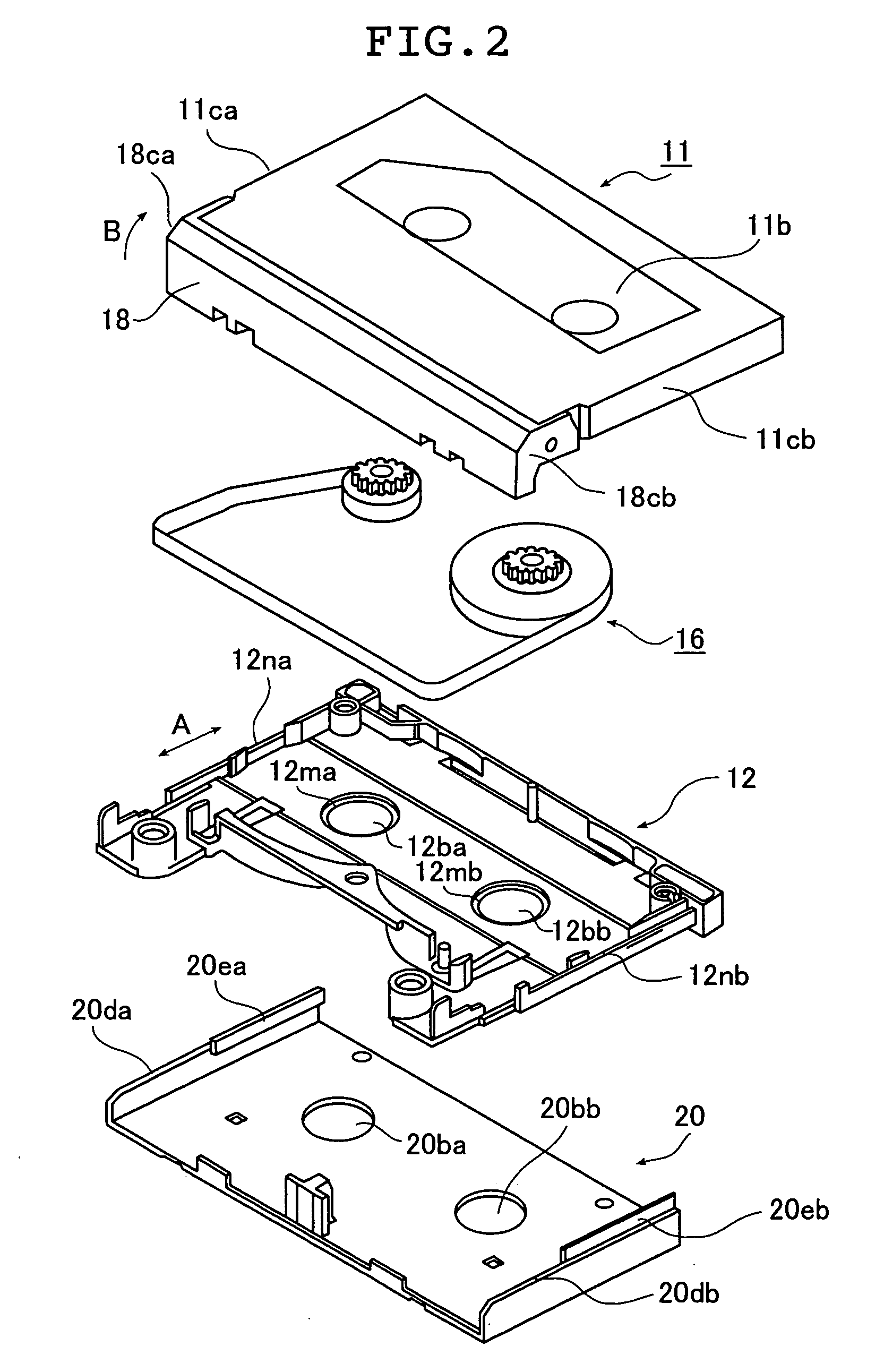 Recording medium cartridge having an accommodation portion for a noncontact-type memory