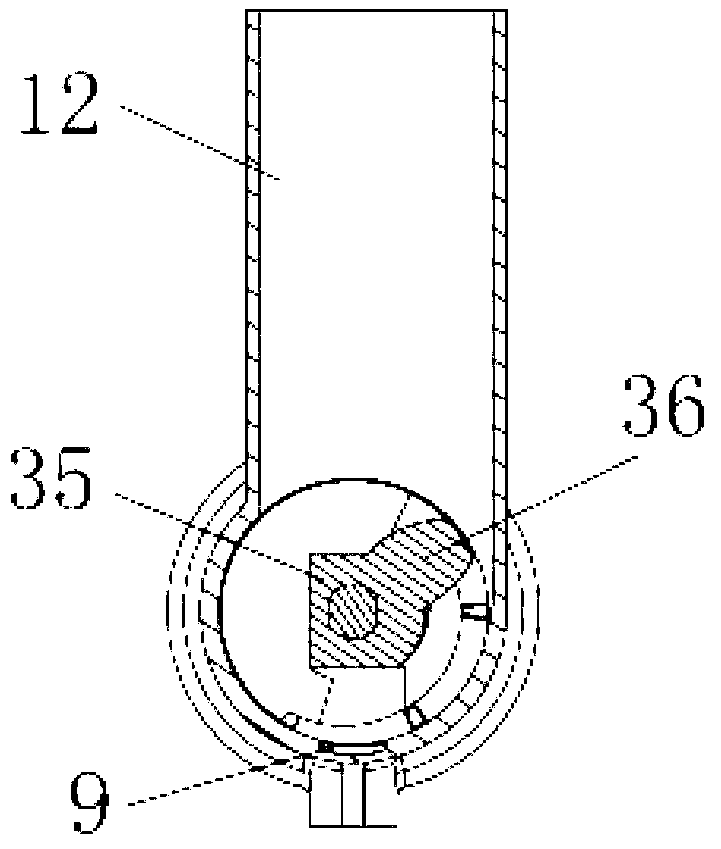 Squeeze type juice squeezing mechanism