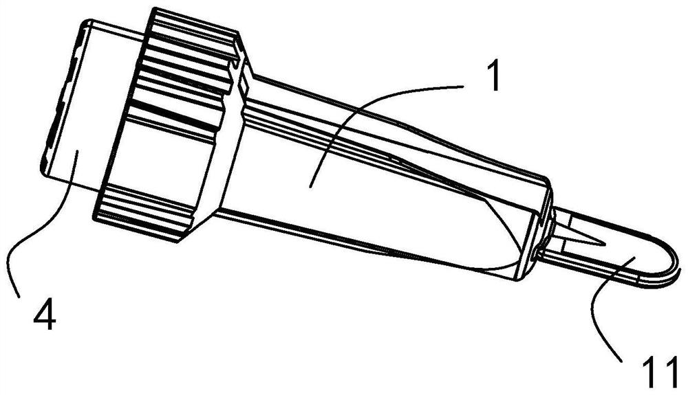 Improved Tail Pressing Disposable Safety Blood Collector