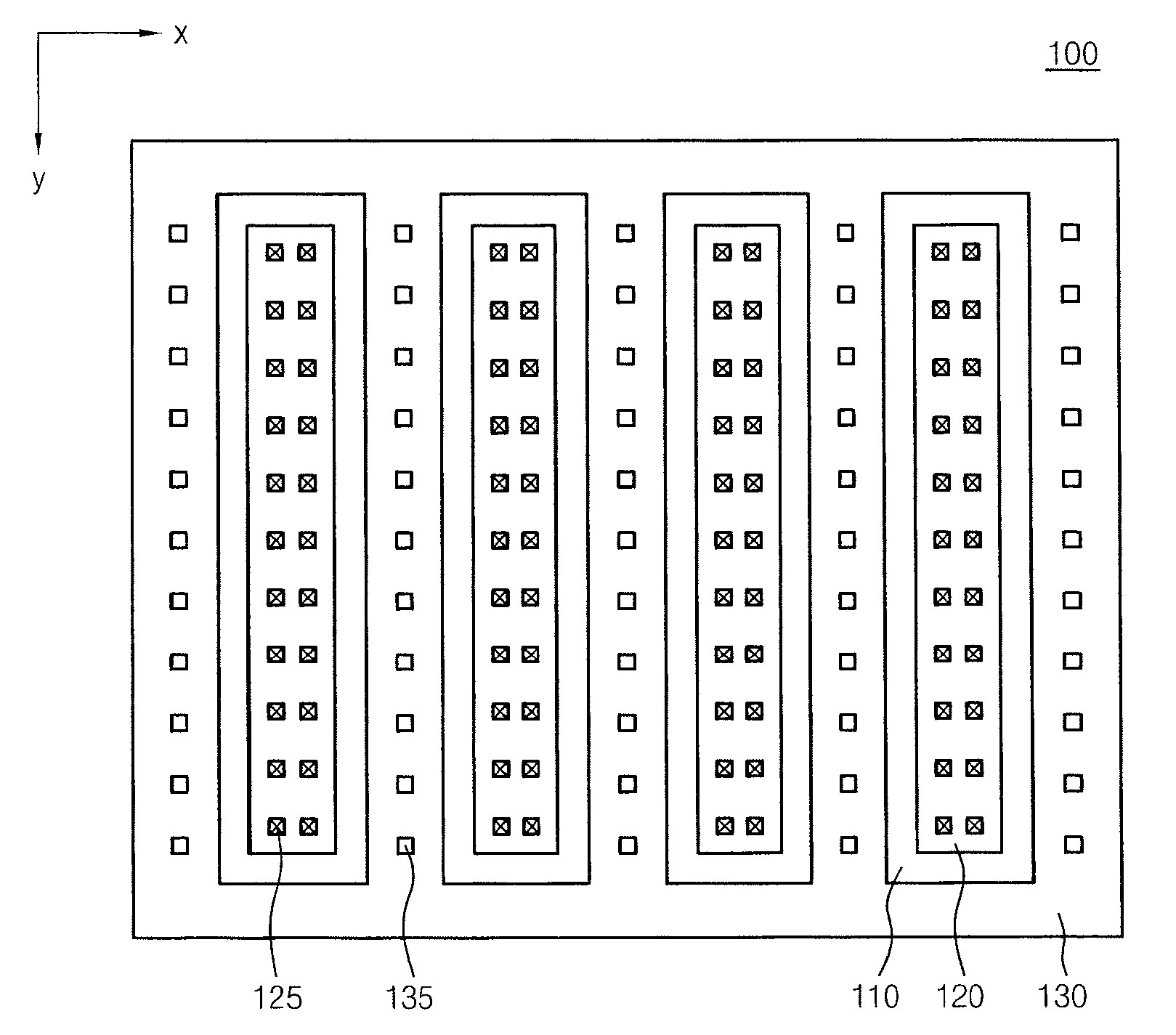 Electrostatic protection device for semiconductor circuit for decreasing input capacitance