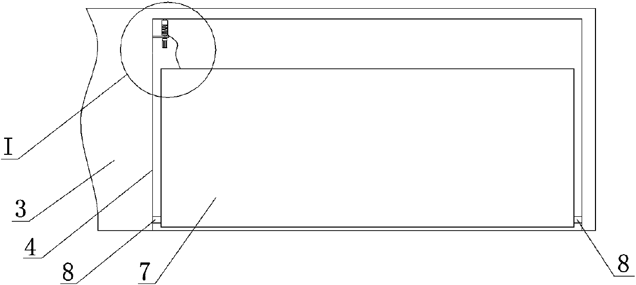 Large-traffic-quantity rail traffic emergency door