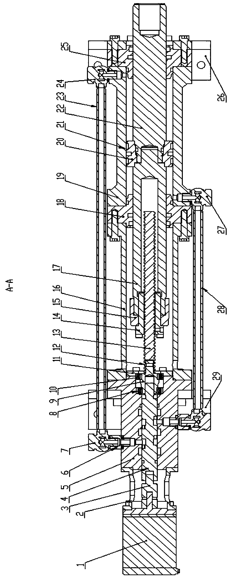 Symmetric digital hydraulic cylinder