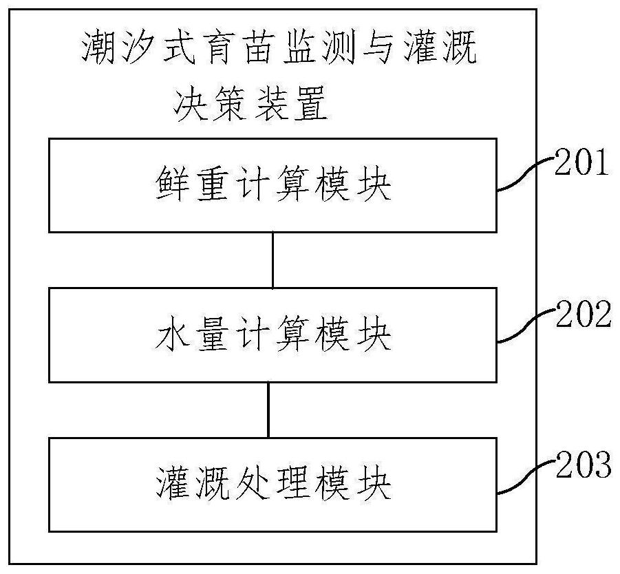 Tidal seedling-raising monitoring and irrigation decision-making method, device and system