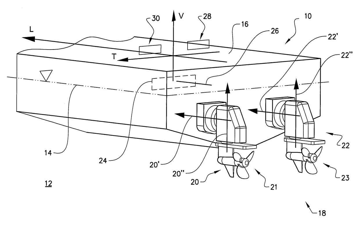 Method for controlling a boat comprising a pivotable drive unit, and a electronic vessel control unit for steering a boat