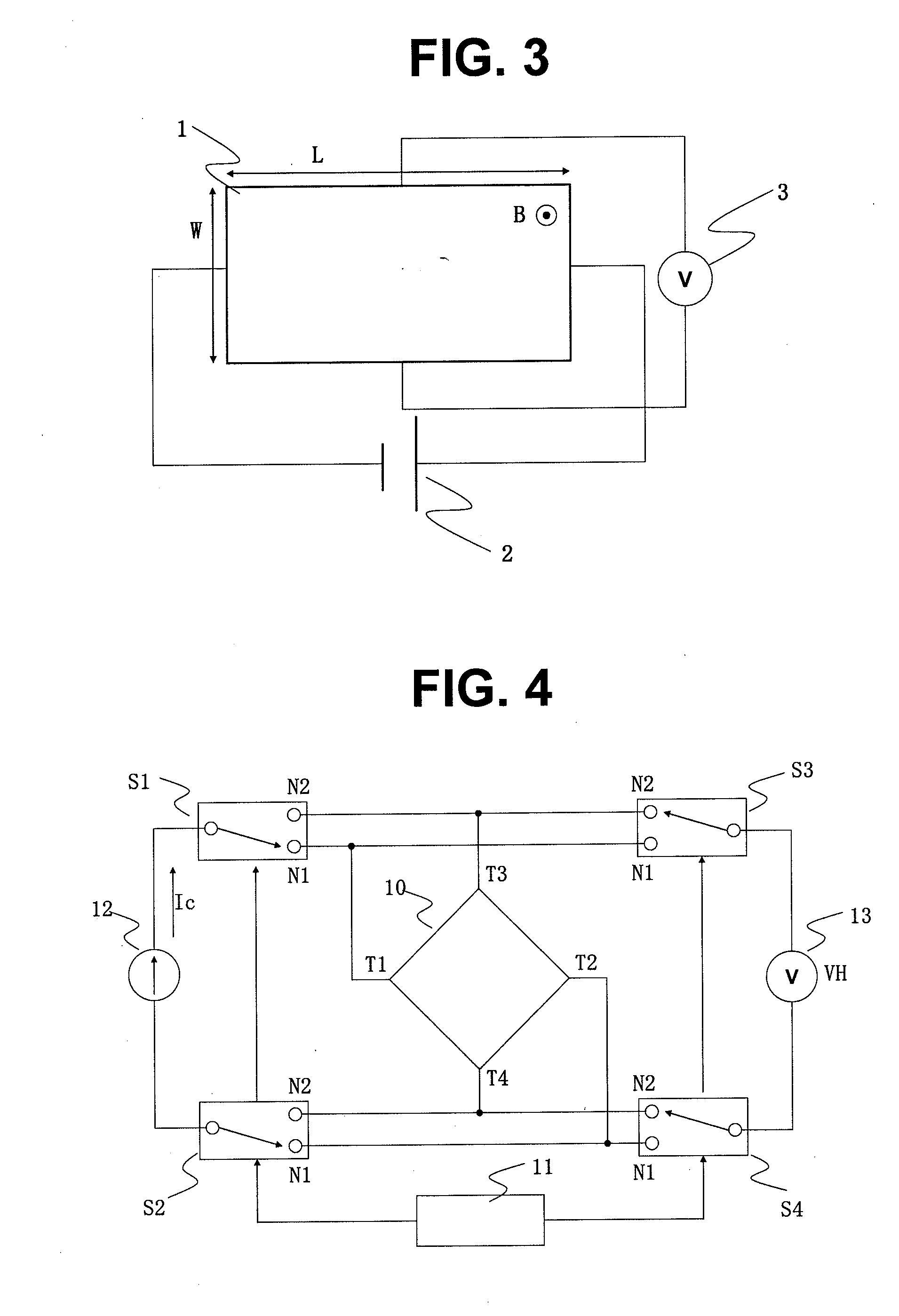 Hall sensor and compensation method for offset caused by temperature distribution in hall sensor