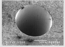 Laser machining small hole device based on scanning galvanometer