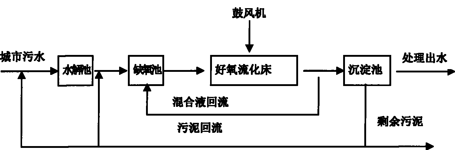 EH-BFB biochemical denitrification dephosphorization technique