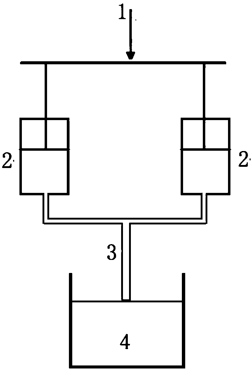 Calculating method for dilution ratio of reaction liquid while researching nucleation rate of ion crystallization reaction