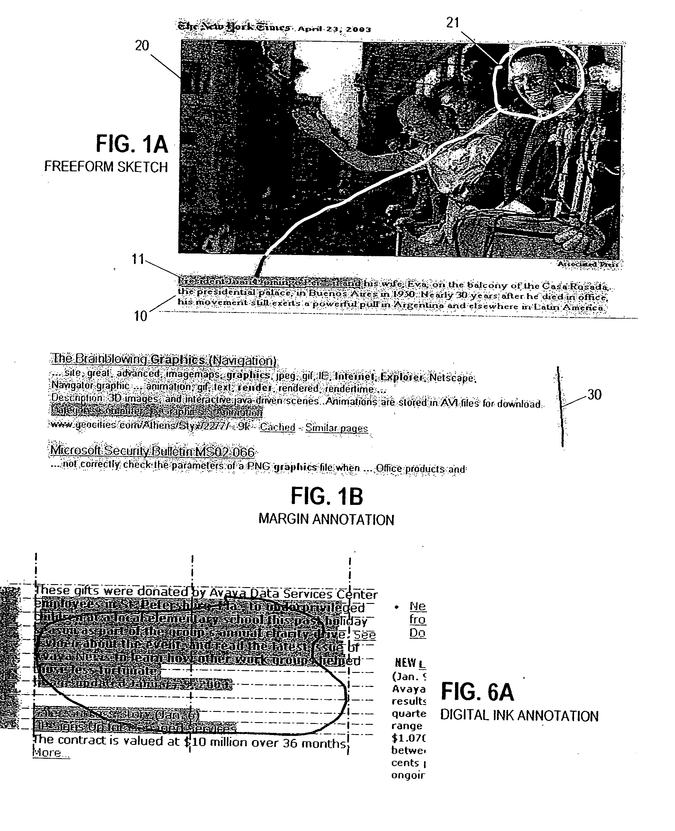 Method for storing and retrieving digital ink call logs