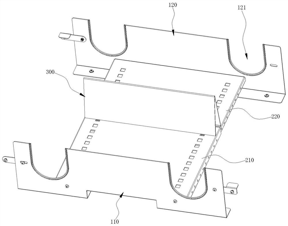 Wiring support capable of adjusting width of wiring duct