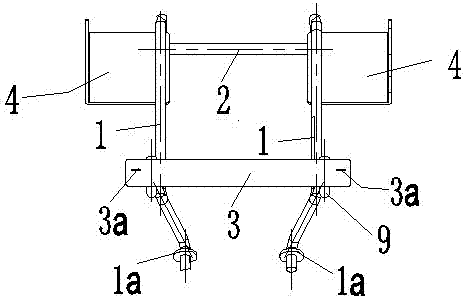 Installation bracket of front steering lamp and front fairing