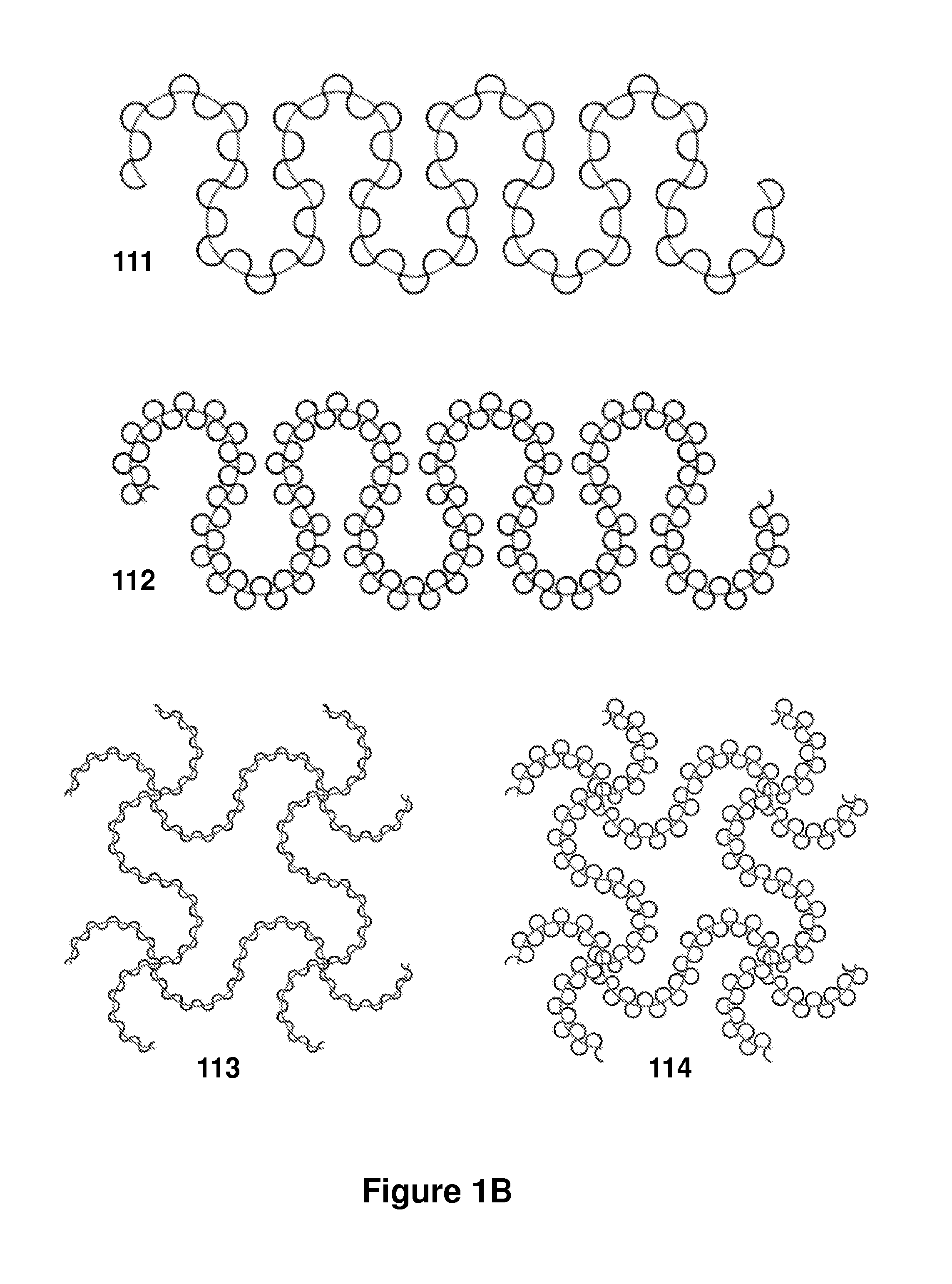 Self-similar and fractal design for stretchable electronics