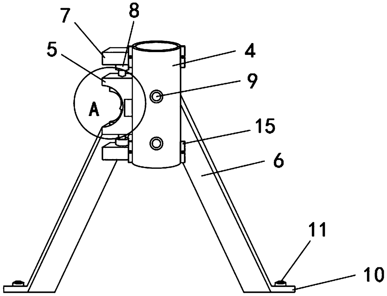 Re-jacking reinforcing structure for post-cast belt cantilever and construction method of structure