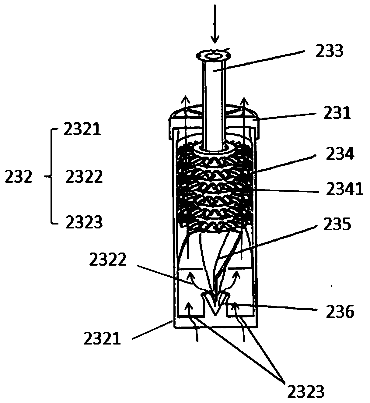 MBR (membrane bioreactor) membrane aerator, MBR membrane aeration device and MBR membrane sewage treatment equipment