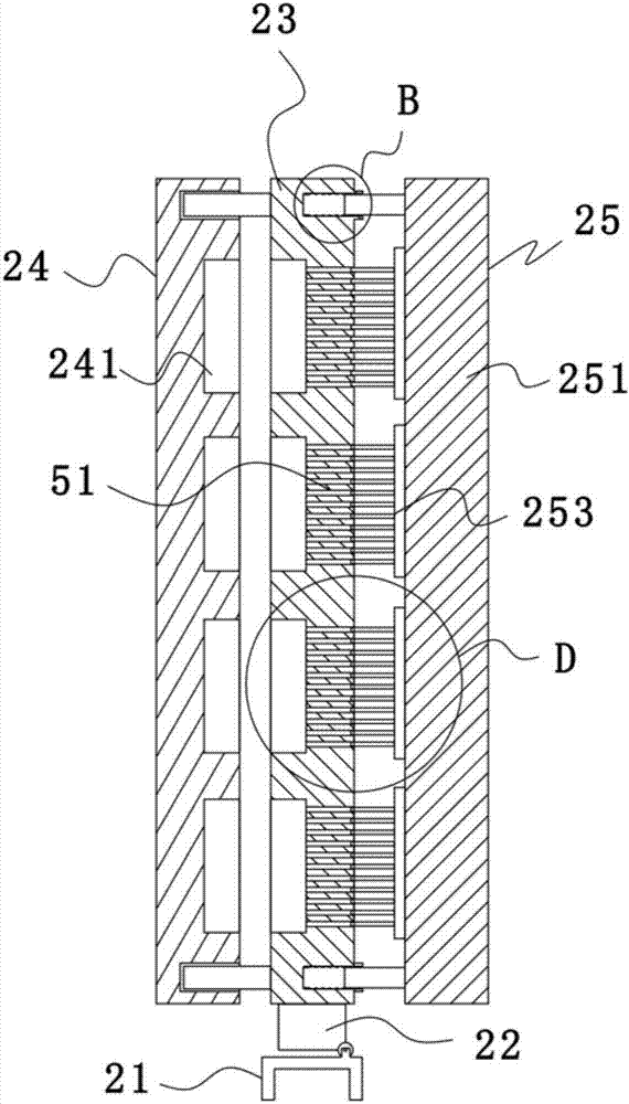 Automatic needle insertion machine for wooden comb