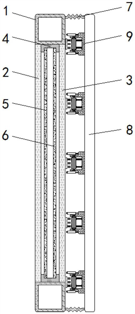 Effective anti-collision heat preservation formwork for building