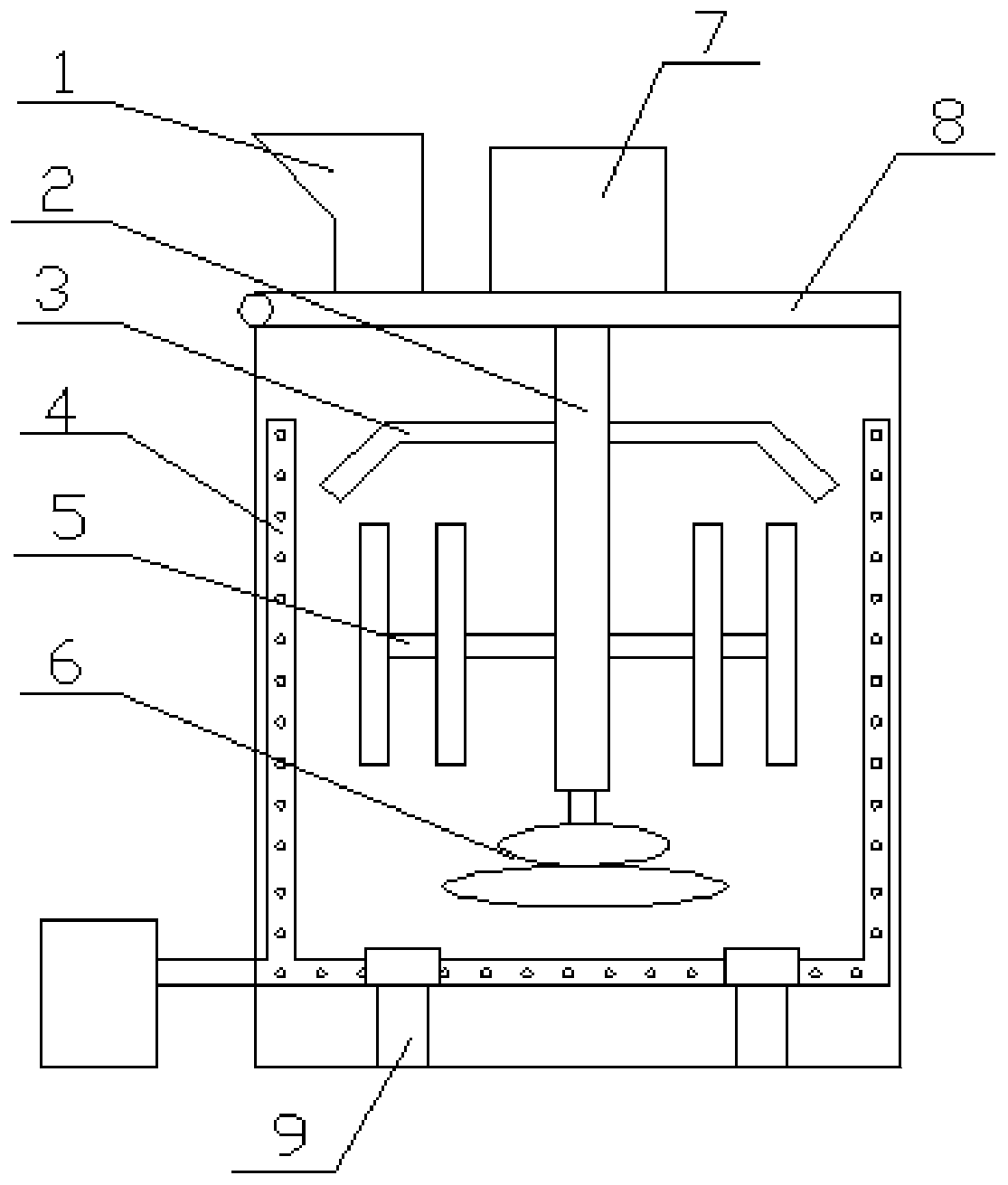 Organic fertilizer aeration mechanism