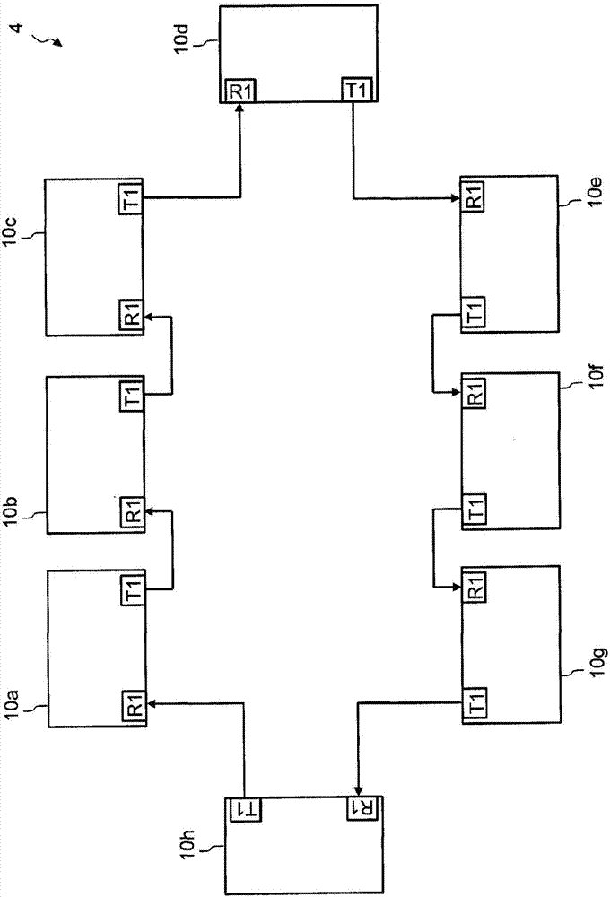 Onboard communication network of a vehicle and subscriber of such a communication network