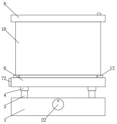 Multimedia teaching device for open class teaching