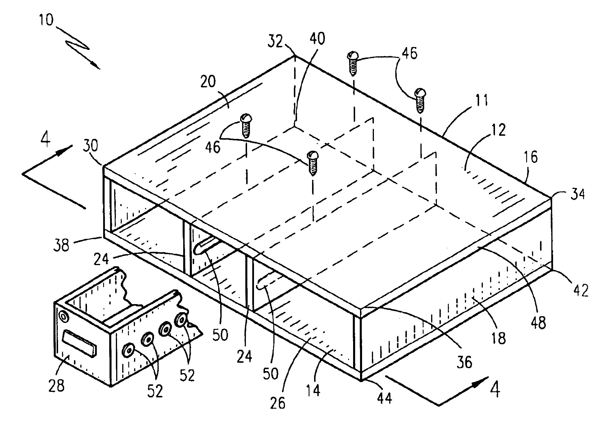 Truck bed tool box system