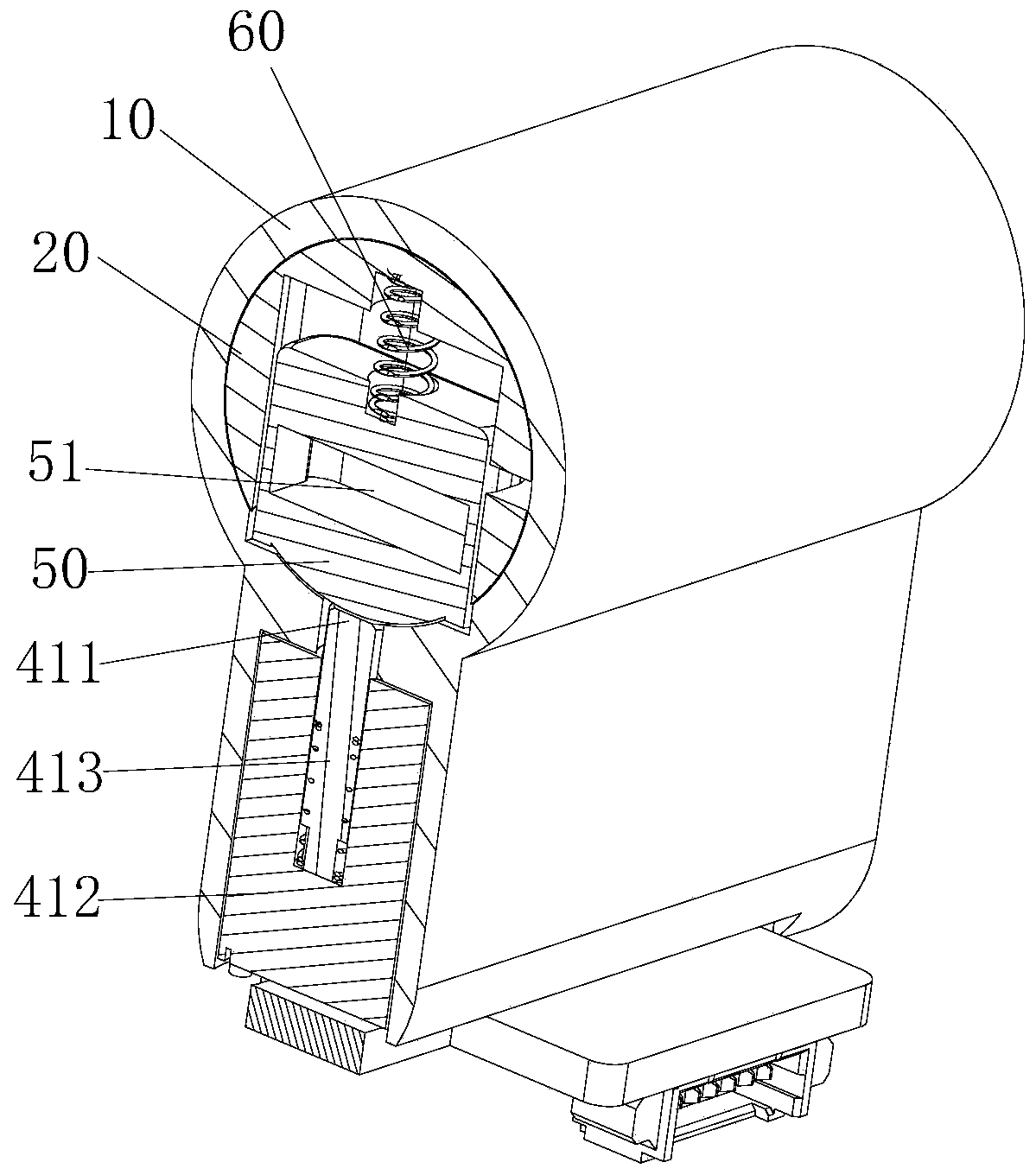 Lock plug, lock and control method of lock plug