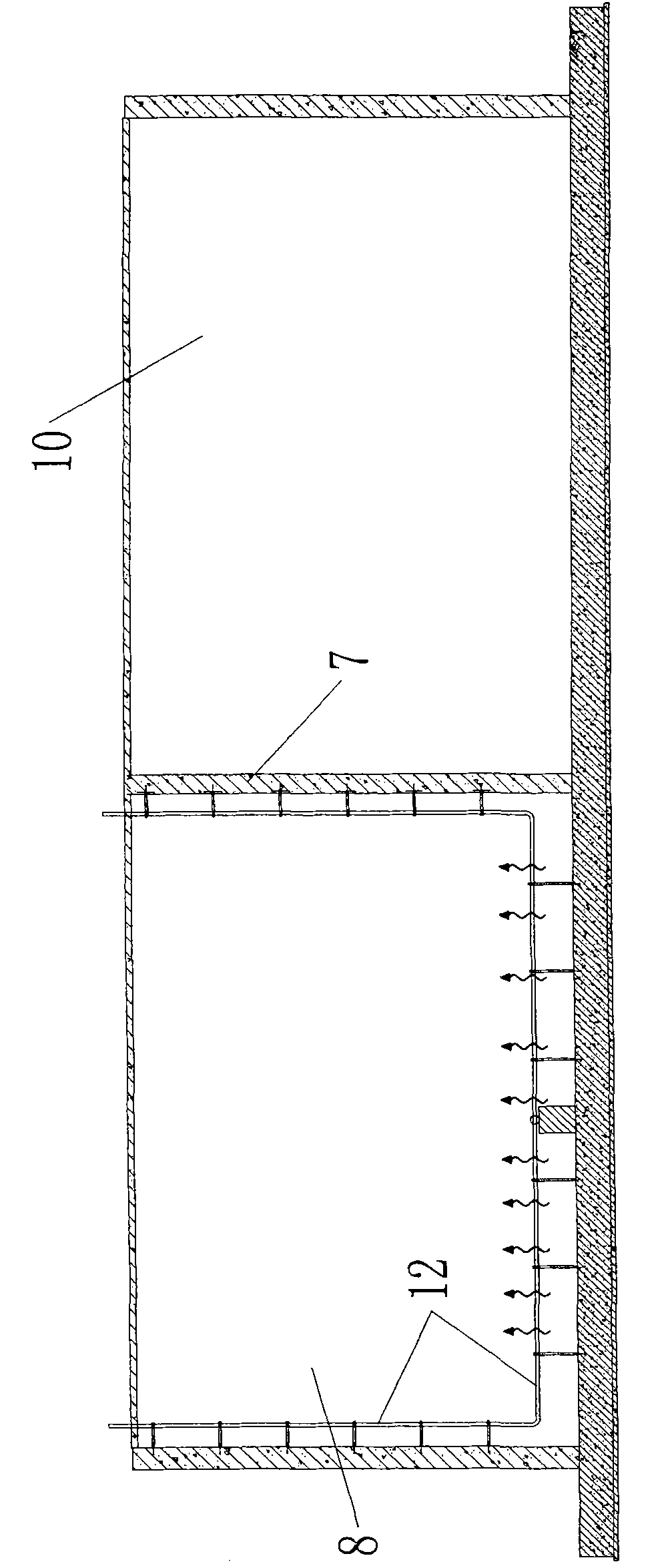 U-shaped low speed anaerobic reactor