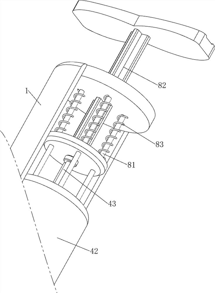 Expandable medicine applying device for anorectal department