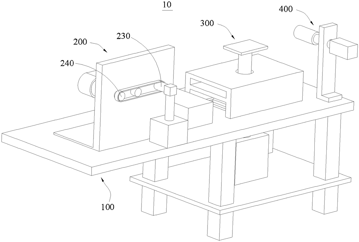 Film pasting device for screen of touch screen mobile phone