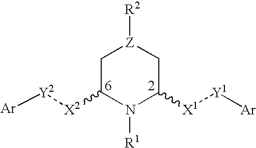 2,6-disubstituted piperidines and piperazine compounds