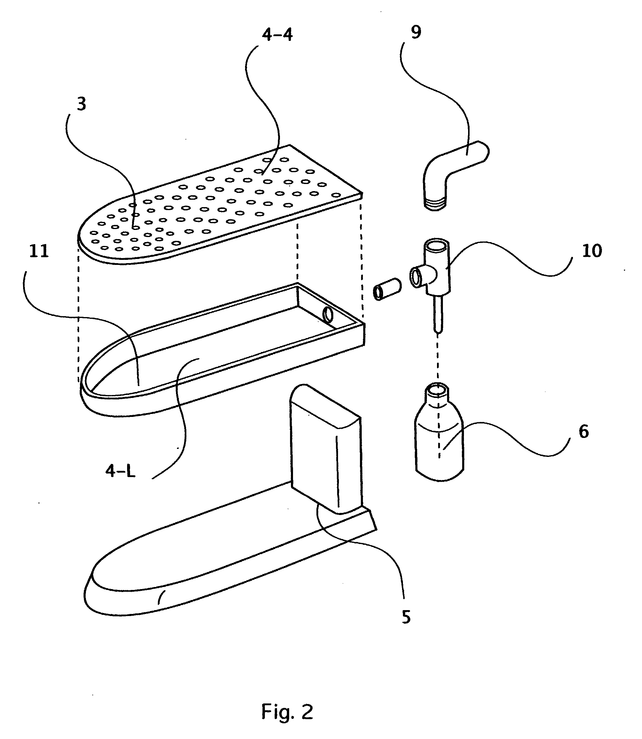 Portable stain removing instrument from a dry-cleaned laundry