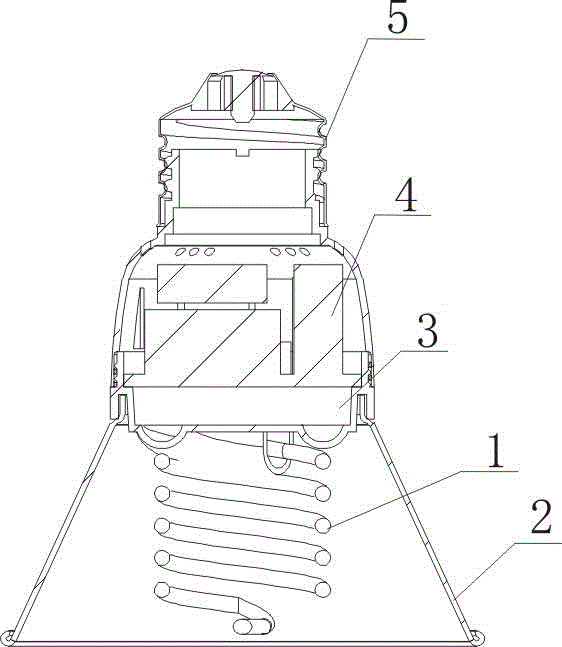 Cold cathode spot lamp