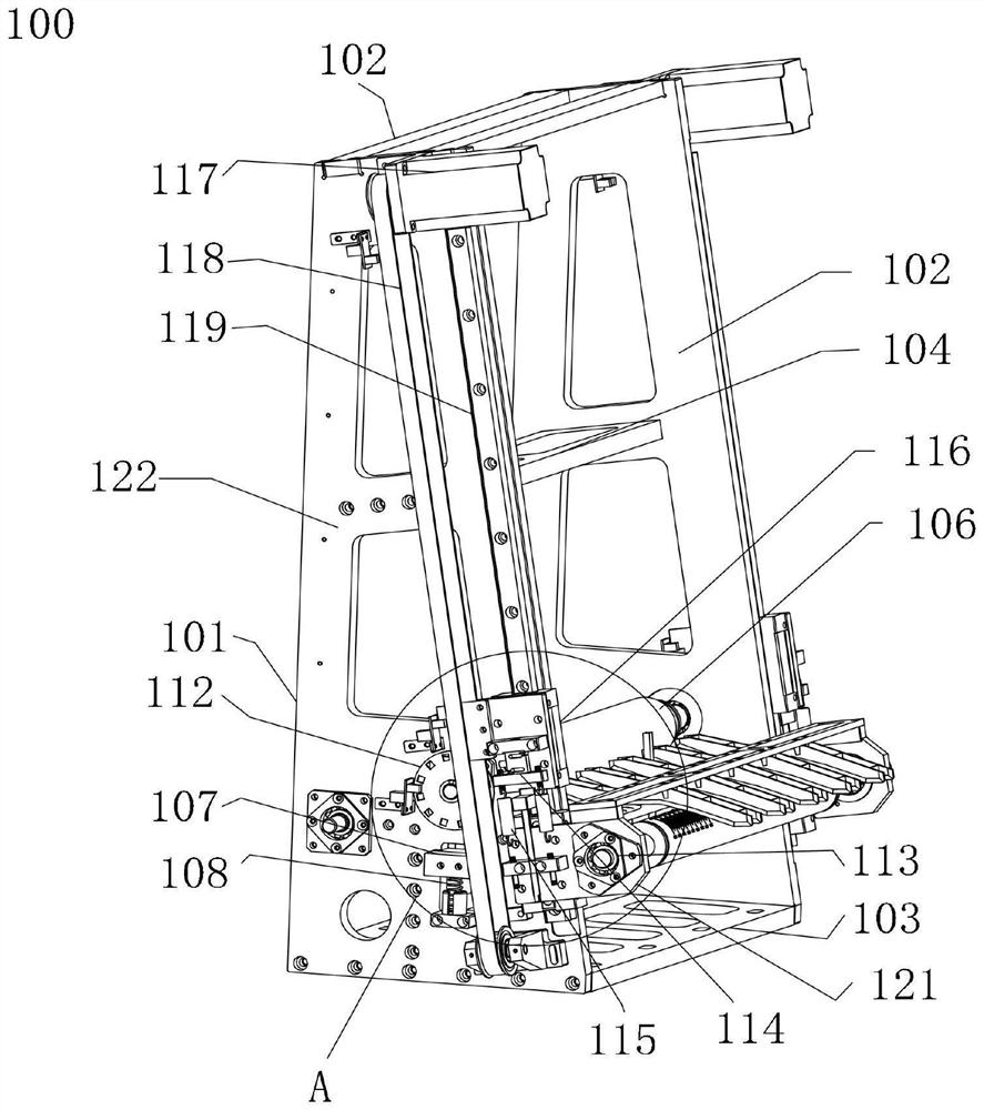 Printer with temporary storage paper feeding structure