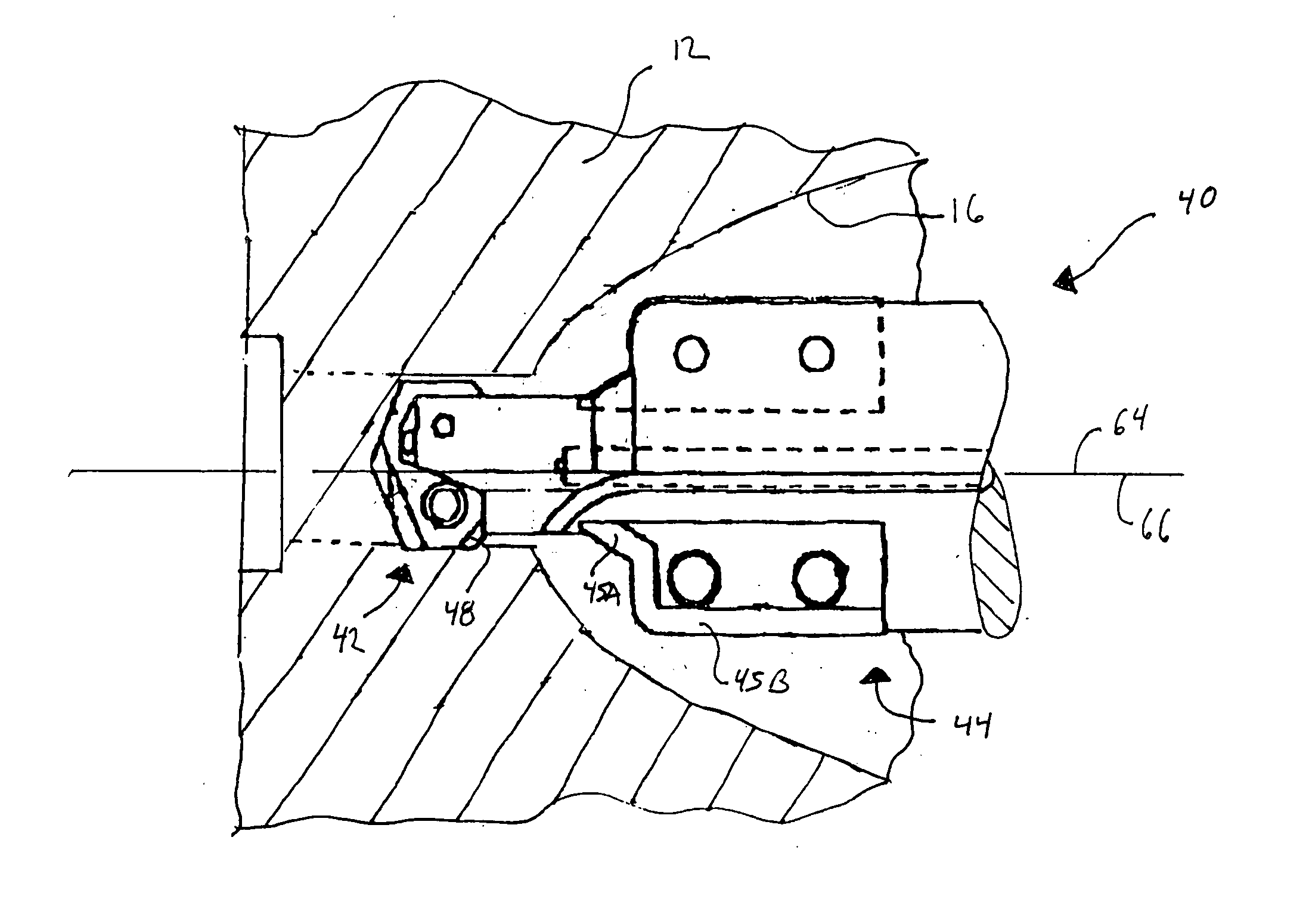 Tool and method for forming a lug hole