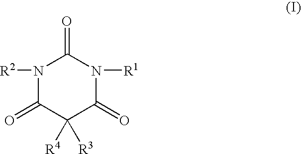 Non-sedating barbituric acid derivatives